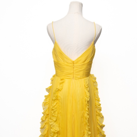 Mac Duggal Yellow Prom Dress - Picture 13 of 14